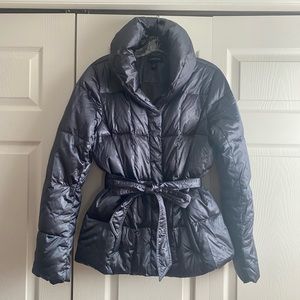Land’s End Metallic Puffer Coat